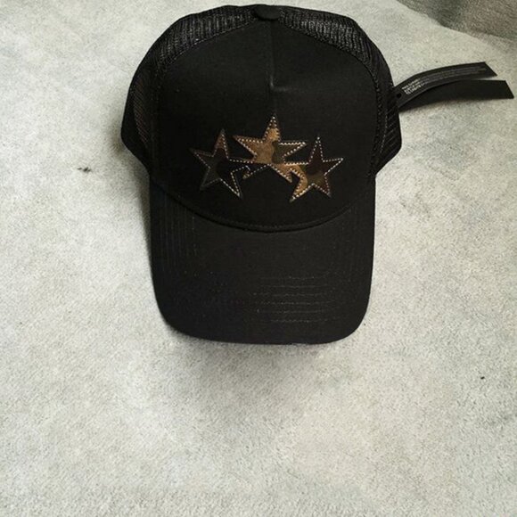 Amiri M.A. Logo Embroidered Baseball Cap Black